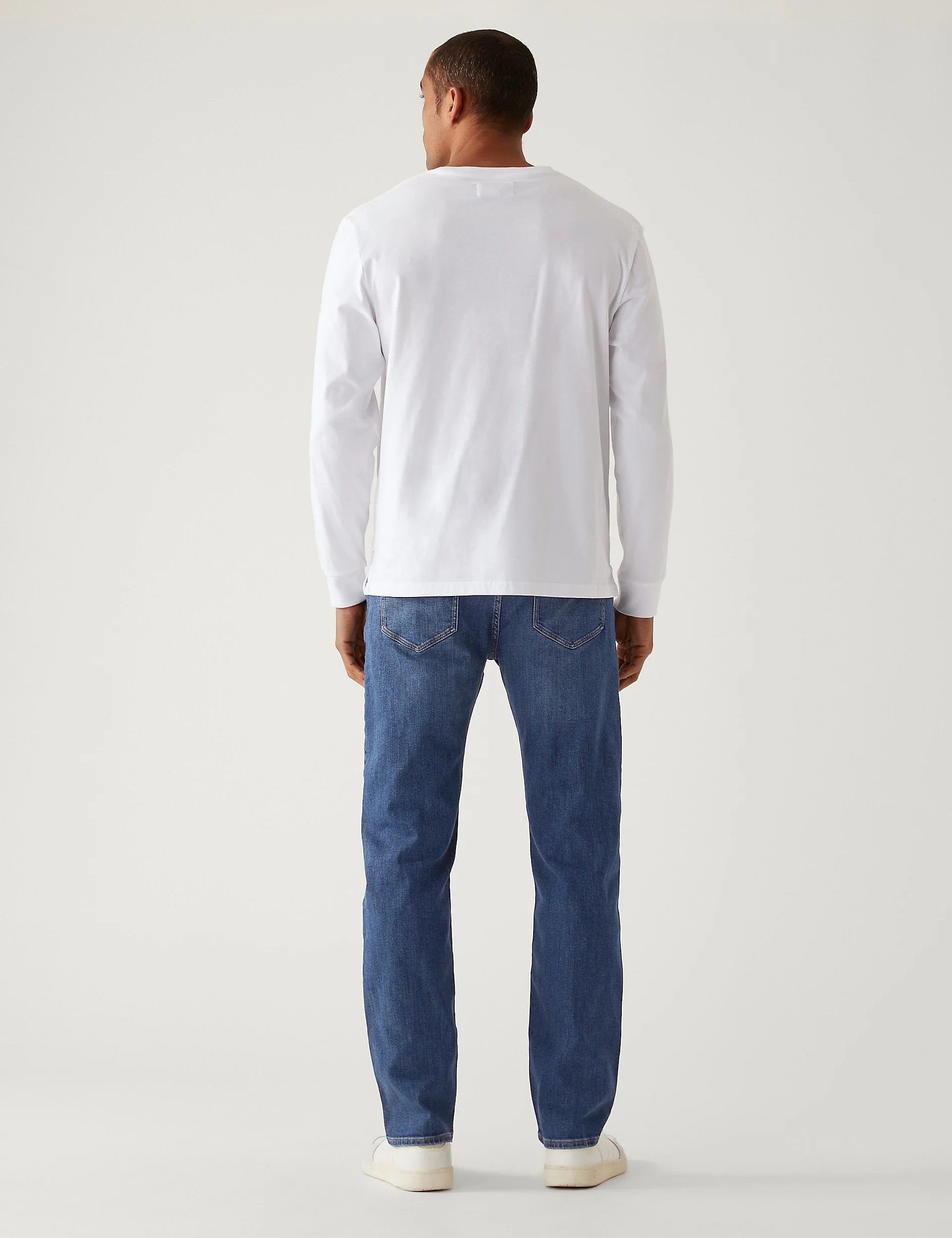 2 pairs of Marks & Spencer straight fit stretch jeans