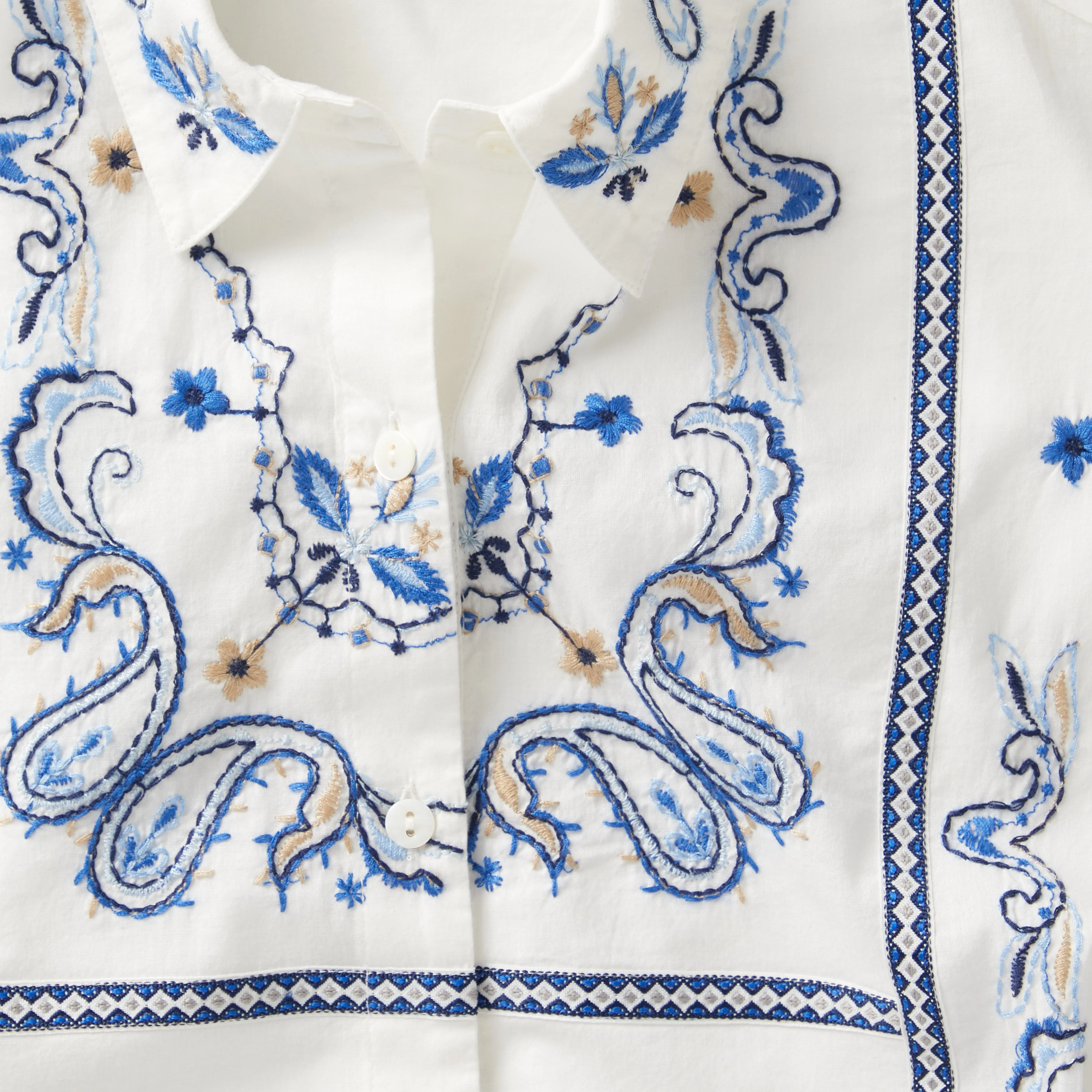 Bandana Embroidered Blouse