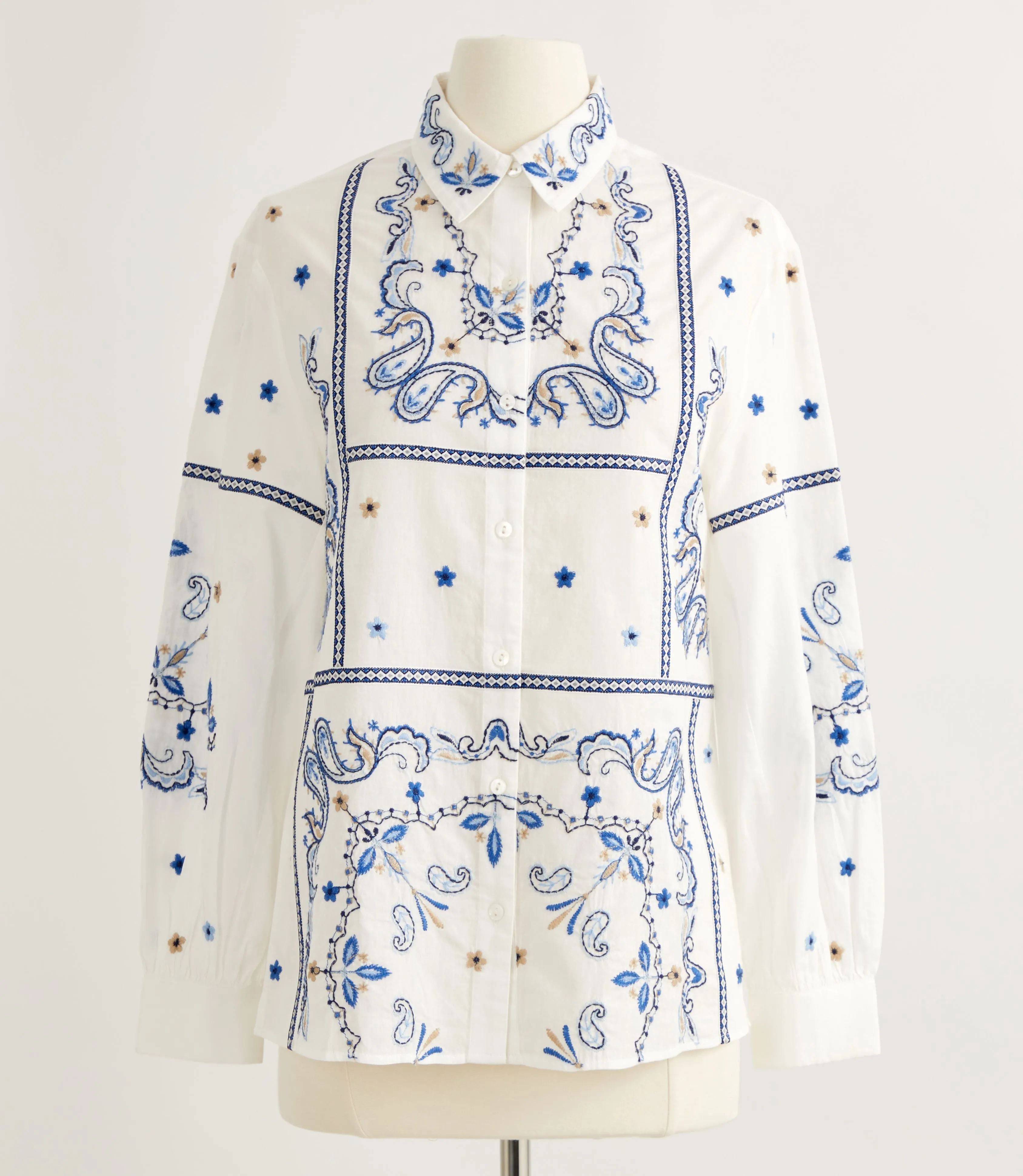 Bandana Embroidered Blouse