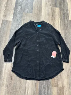 Blouse Long Sleeve By Arula In Black, Size: L