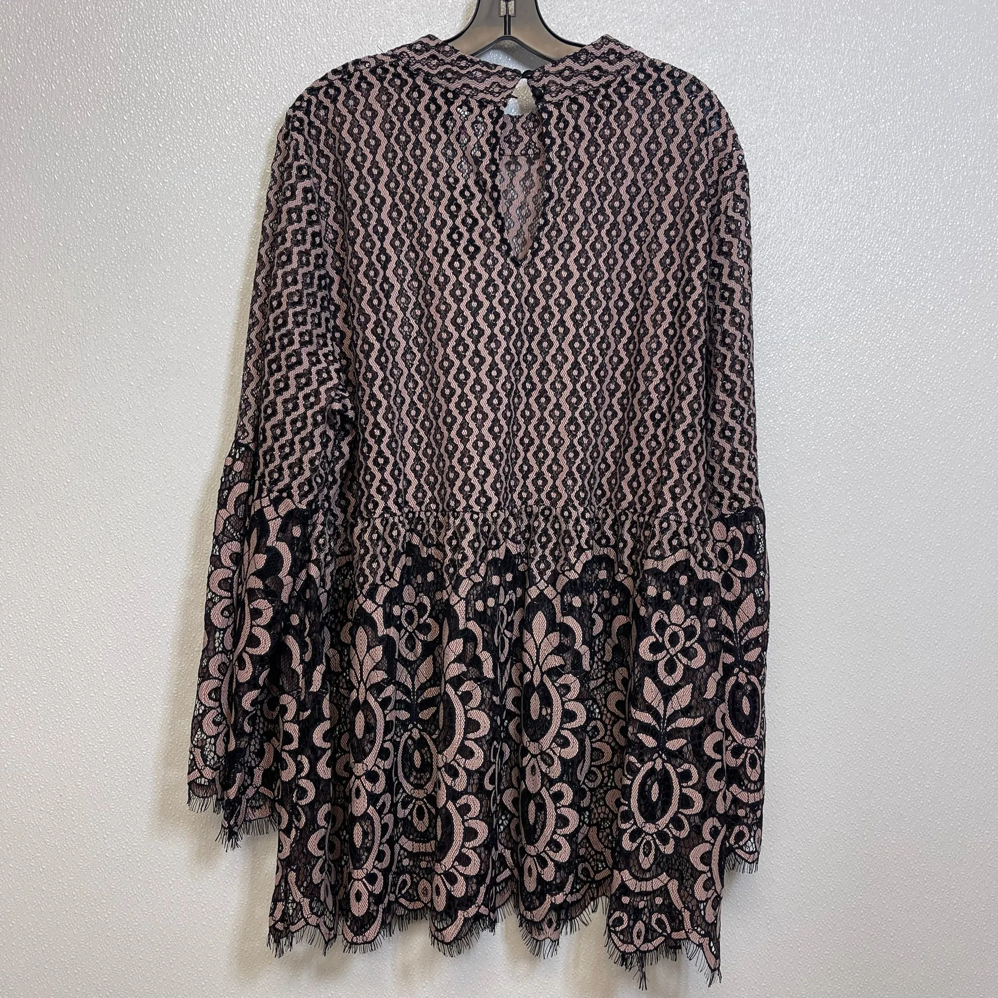 Blouse Long Sleeve By Lane Bryant O In Black, Size: 2x