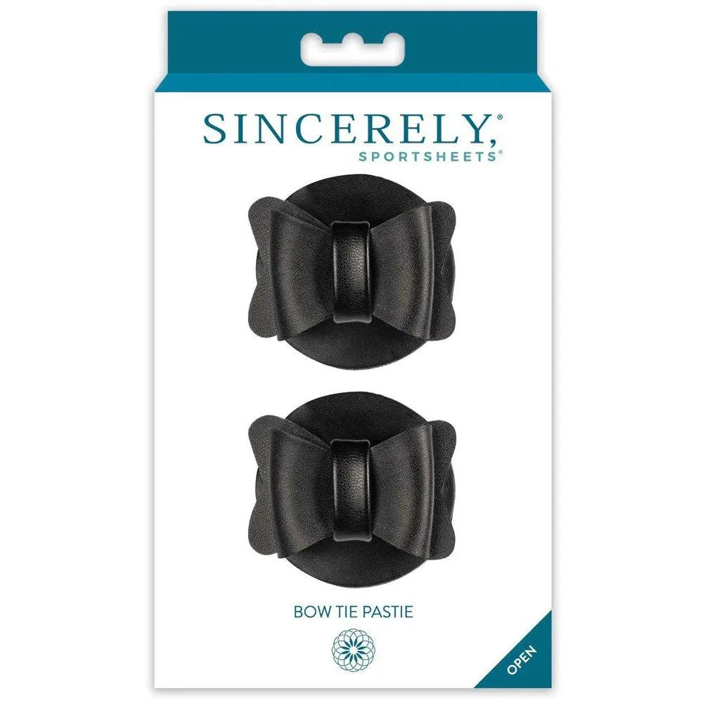 Bow Tie Pastie - Black