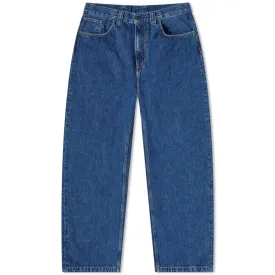 Carhartt Wip Brandon Loose Straight Jeans in Blue Stone Washed