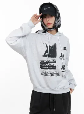 Chic Graphic Hooded Sweatshirt CS412