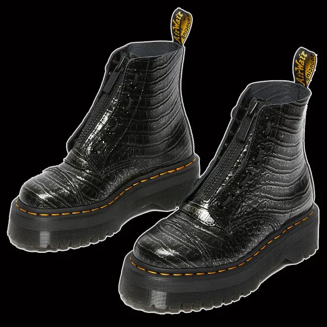 Dr Martens - Sinclair Silver Croc Leather Boot