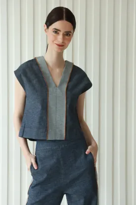 Ethel Denim Top