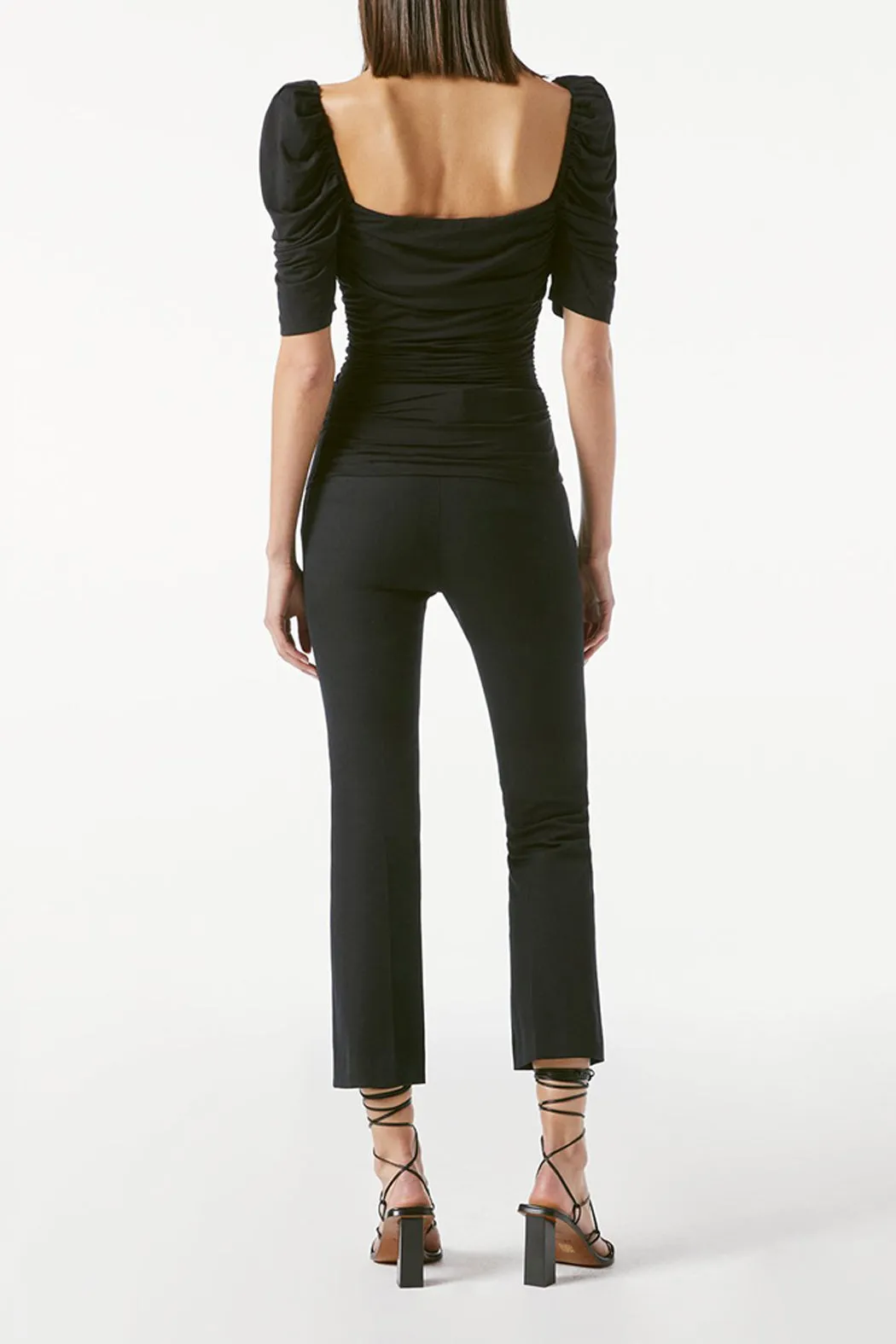 FRAME - Betty Knit Top Noir