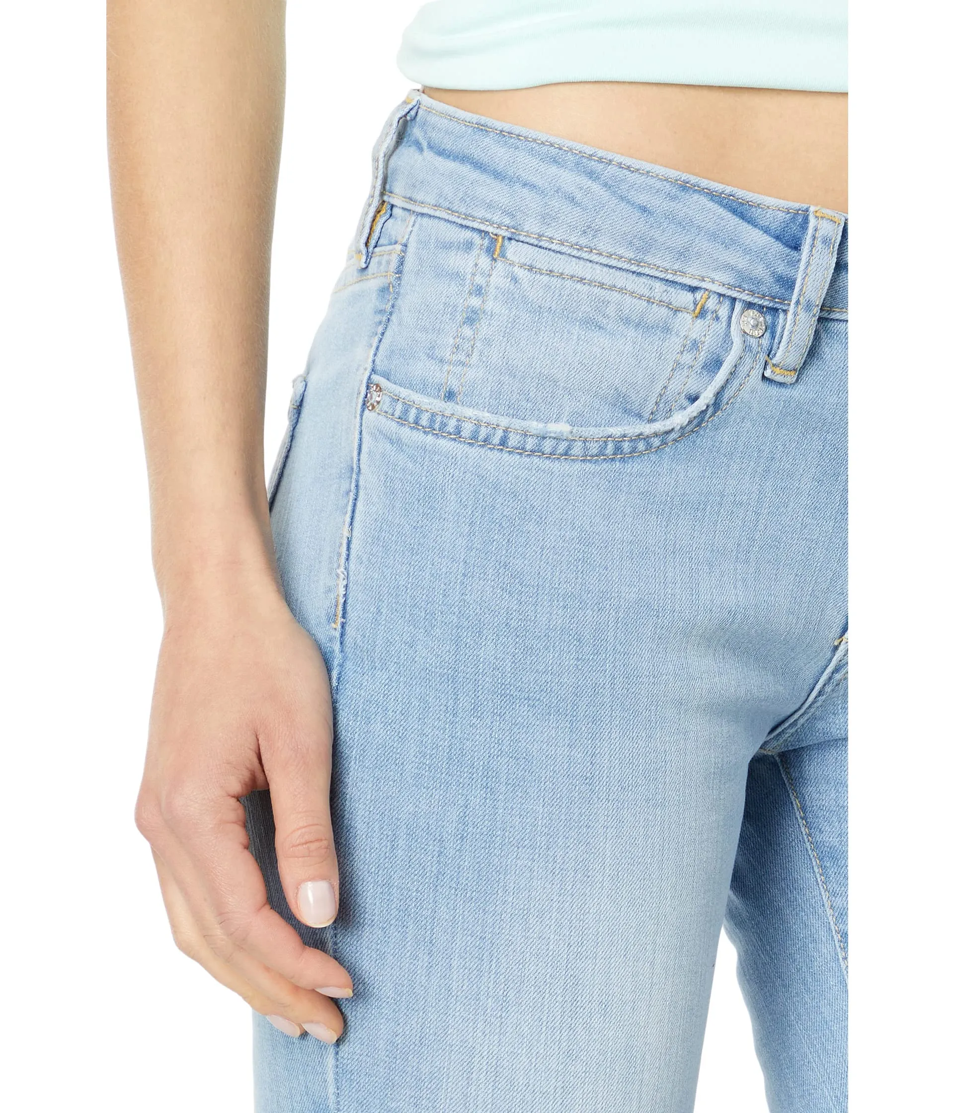 Free People, We The Free Liv Cropped Flare Jeans