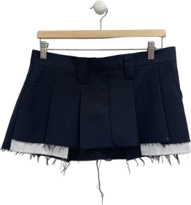 Gateless Black Pleated Mini Skirt UK M