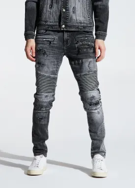 Jackson Biker Denim (Gray Wash)