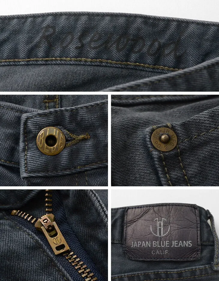 JAPAN BLUE JEANS（ジャパンブルージーンズ） カリフ テーパード オーバーダイ ブラックローズウッド