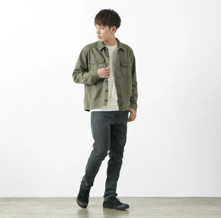 JAPAN BLUE JEANS（ジャパンブルージーンズ） カリフ テーパード オーバーダイ ブラックローズウッド