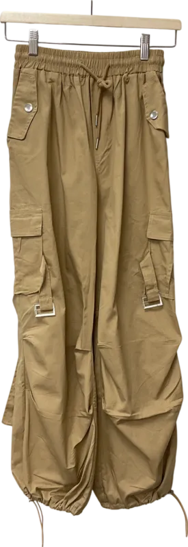 keltis shop Beige Cargo Pants UK XS/S
