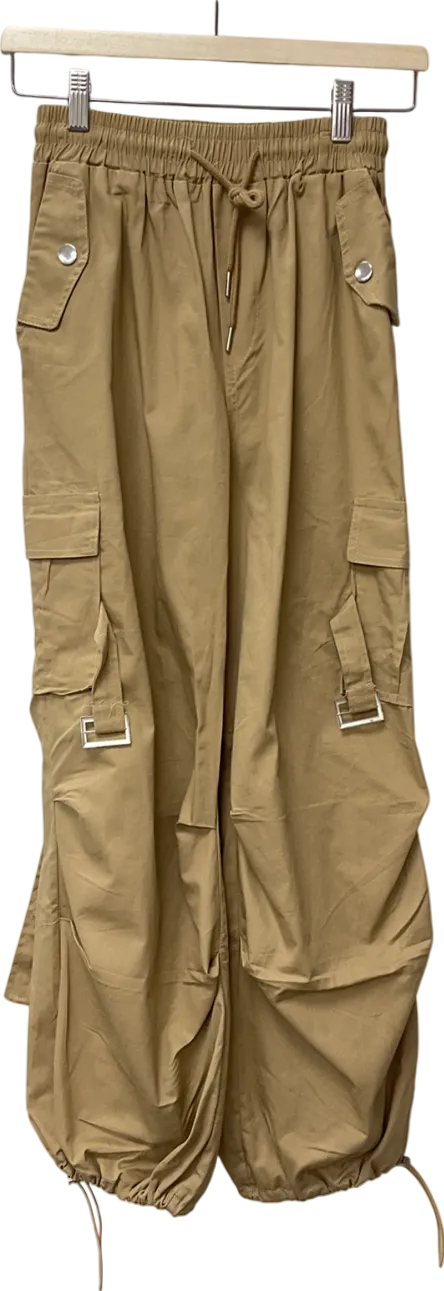 keltis shop Beige Cargo Pants UK XS/S