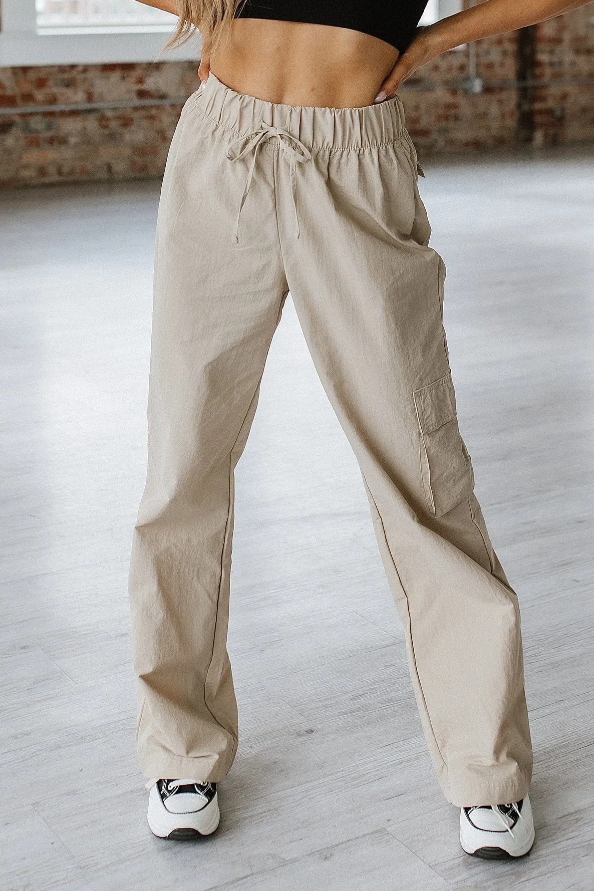 Kristie Cargo Parachute Pants