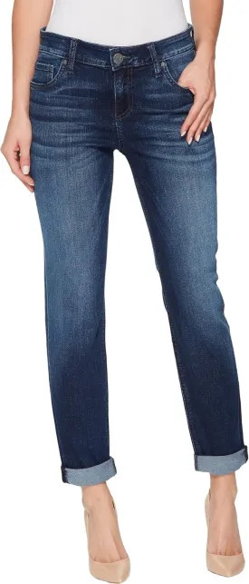 KUT from the Kloth Catherine Boyfriend Womens Jeans  Blended Fabric  Mid Rise  Five Pocket Design