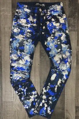 Laguna Beach - blue foil jeans