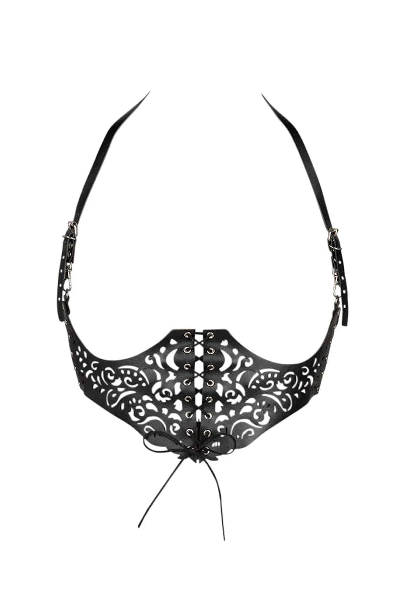 Lucy Leather Harness Corset