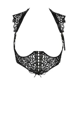 Lucy Leather Harness Corset