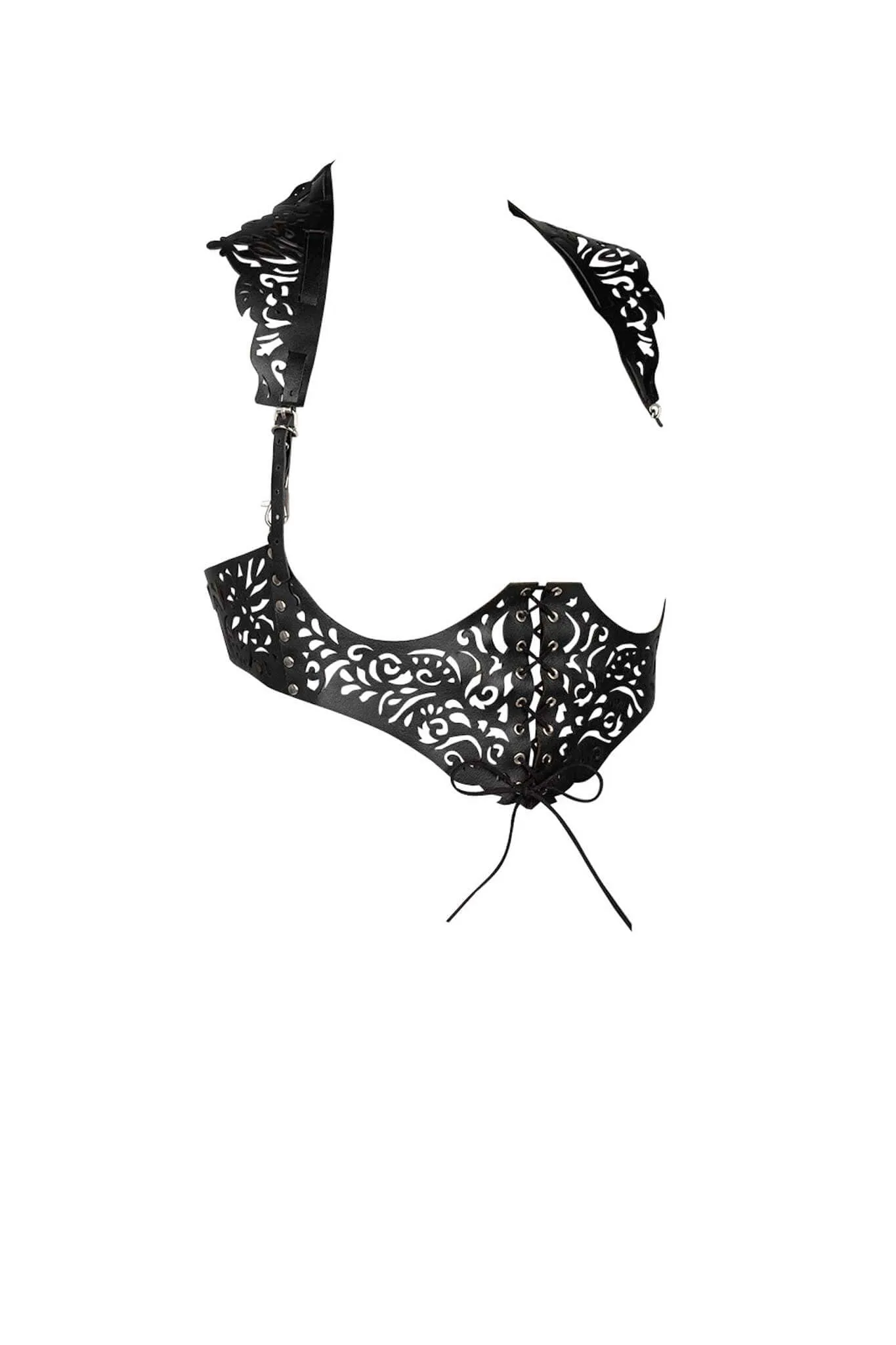 Lucy Leather Harness Corset