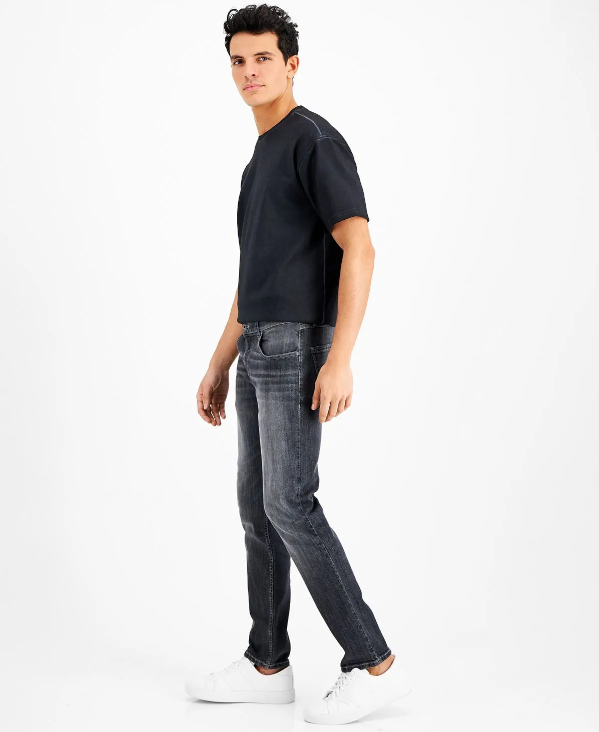 Made for Macy's INC International Concepts Men's Tam Slim Straight Jeans, Multi