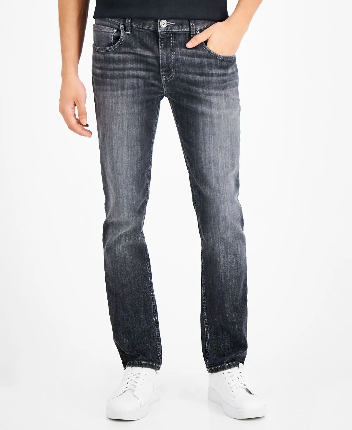 Made for Macy's INC International Concepts Men's Tam Slim Straight Jeans, Multi