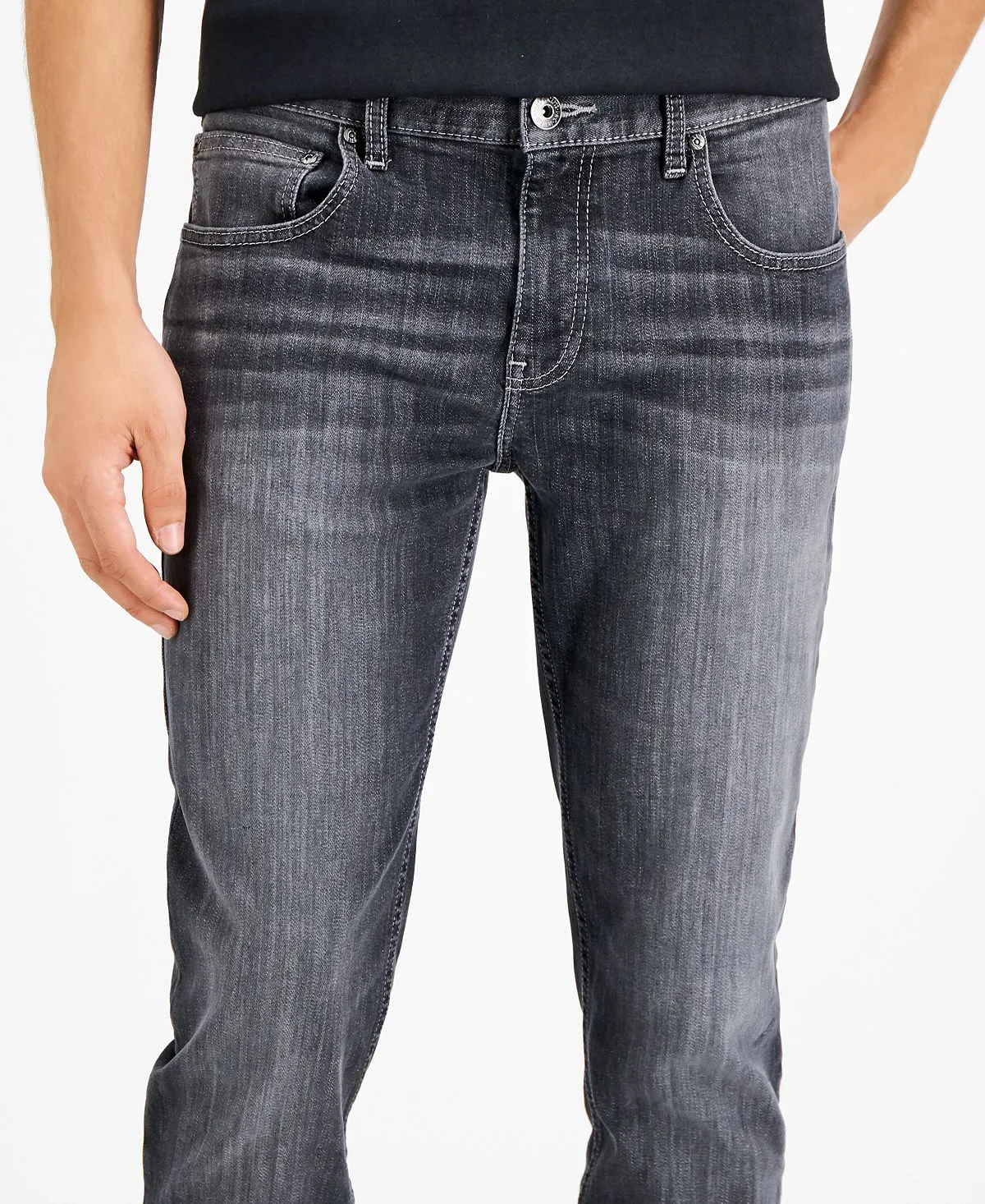 Made for Macy's INC International Concepts Men's Tam Slim Straight Jeans, Multi