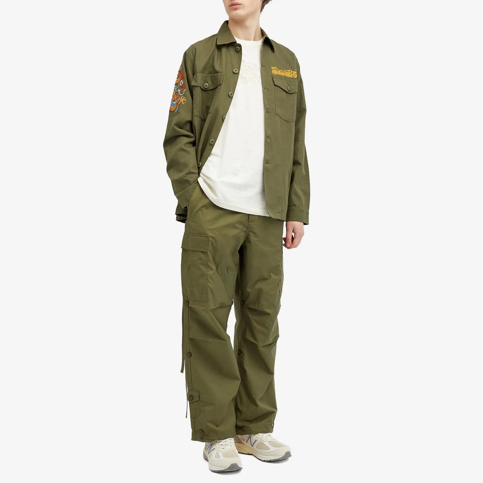 Maharishi Original Loose Cargo Snowpants, olive
