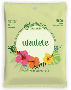 Martin M600 Ukulele Strings Soprano/Concert .019