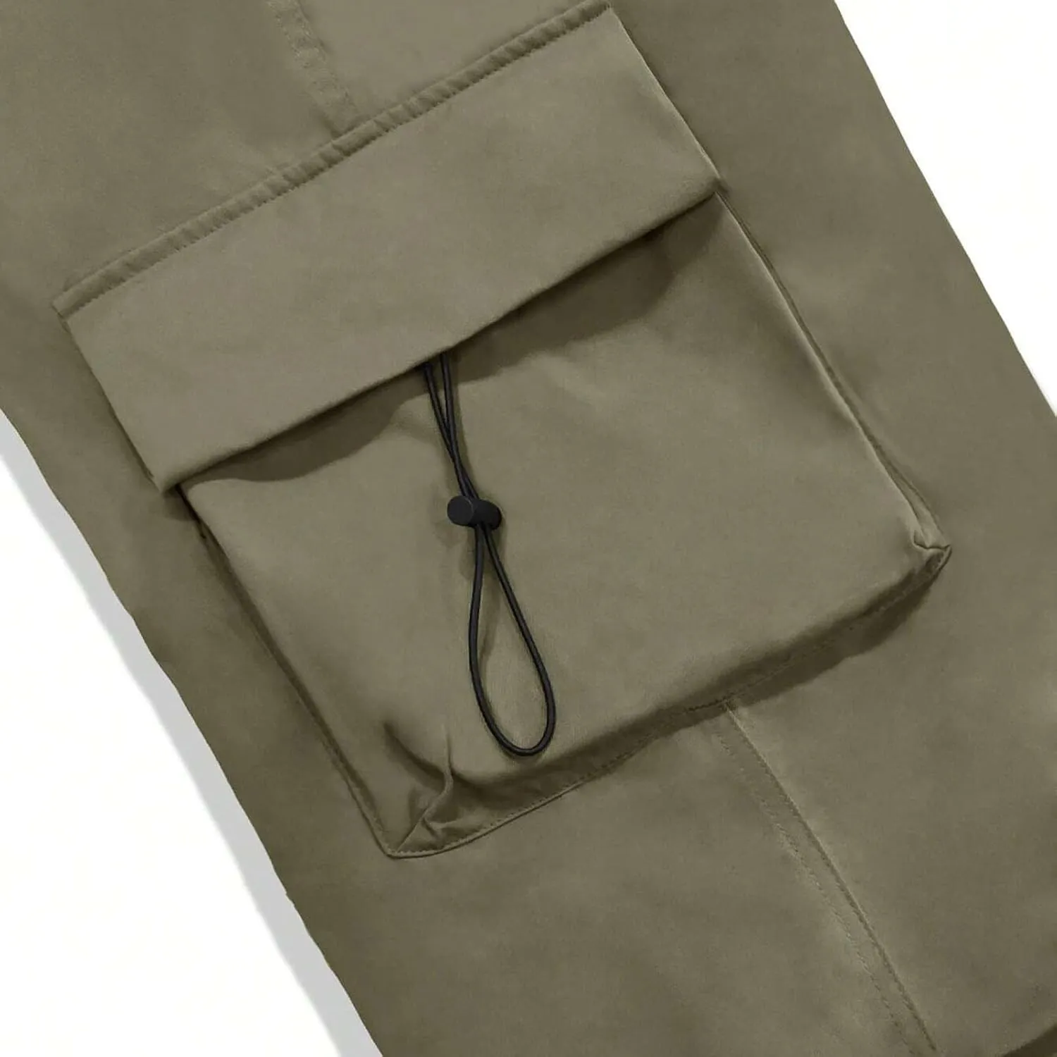 Mens Baggy Cargo Pants Casual Parachute Pants Drawstring Workout Athletic Sweatpants Plus Size Loose Harem Joggers