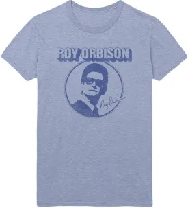 Men's Photo Circle Slim Fit T-Shirt Blue