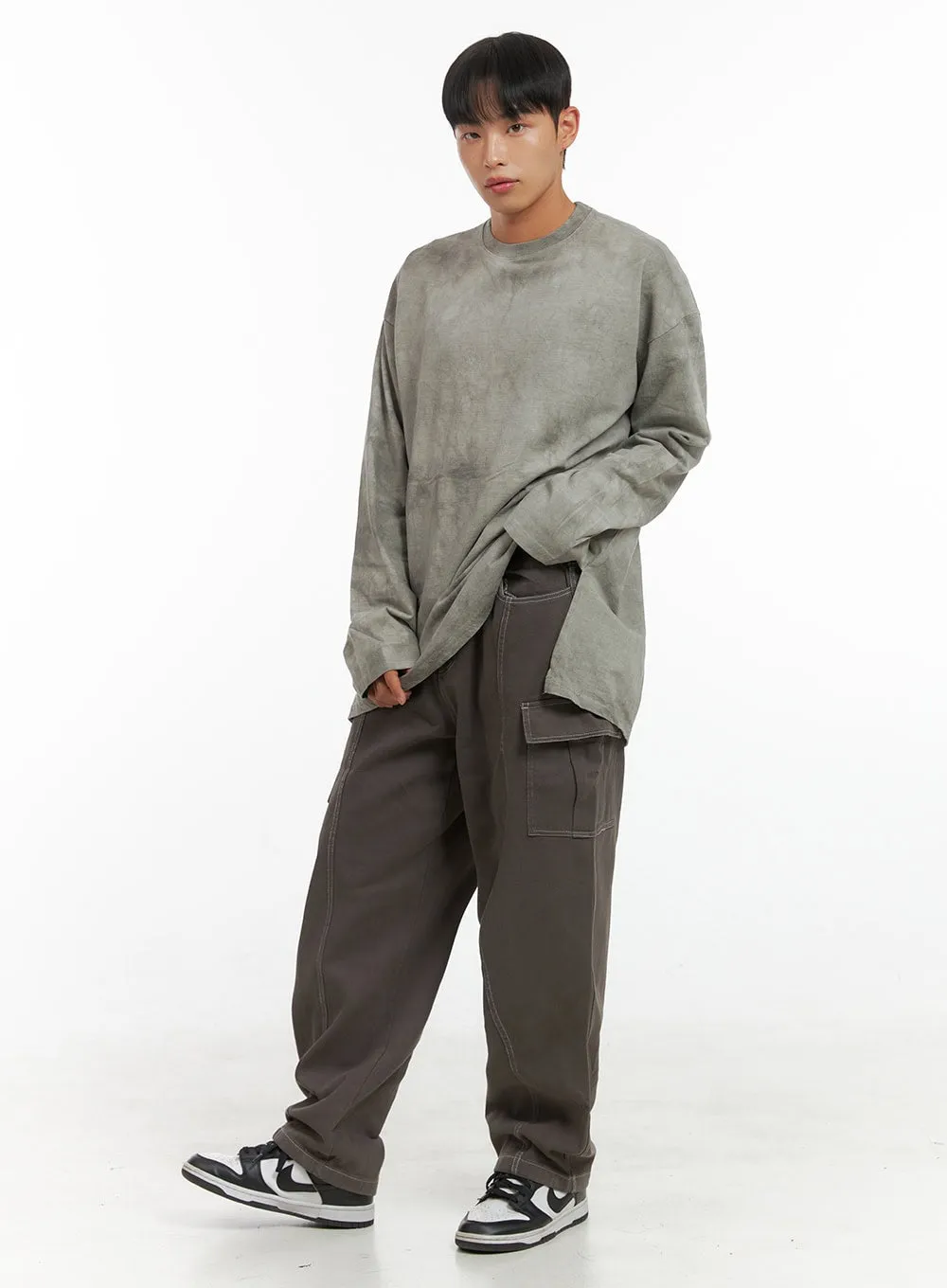Men's Pigment Cargo Cotton Pants IS419
