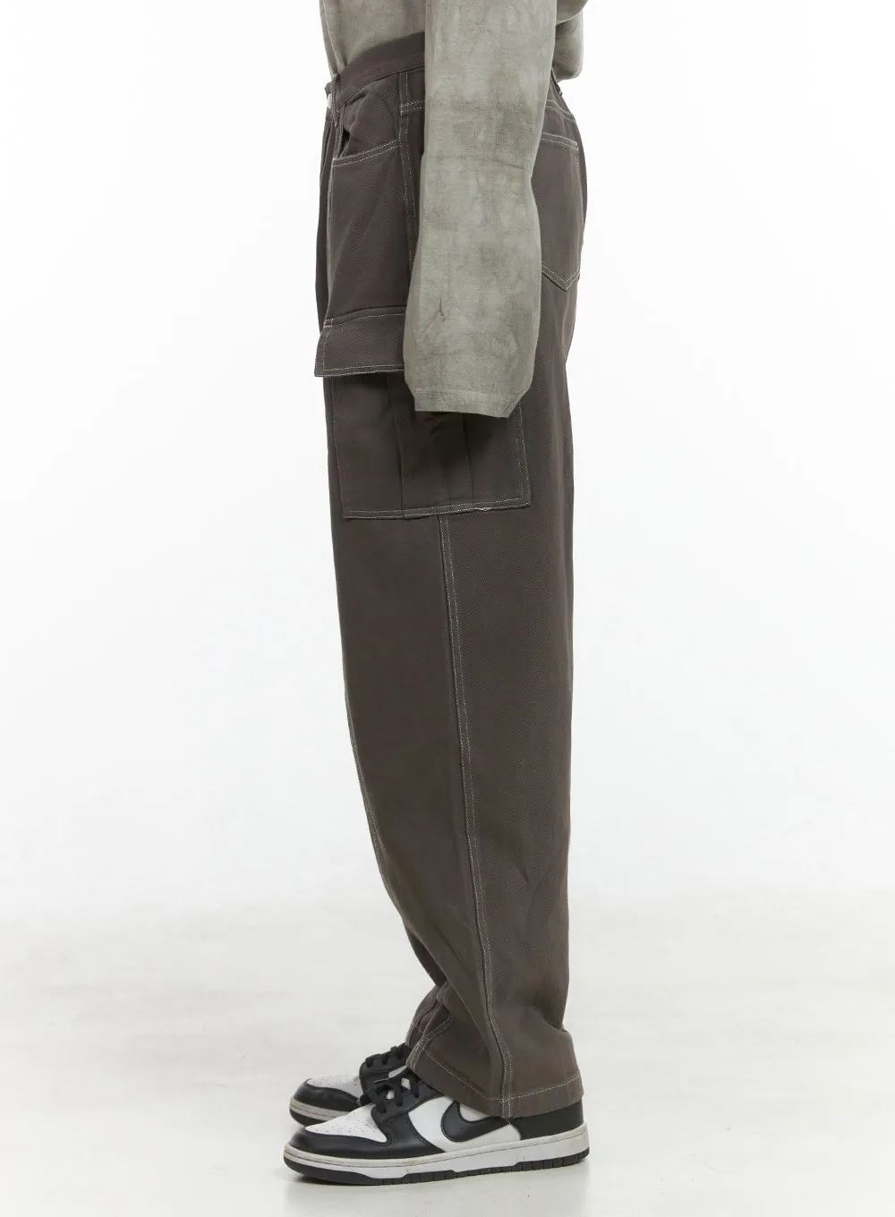 Men's Pigment Cargo Cotton Pants IS419