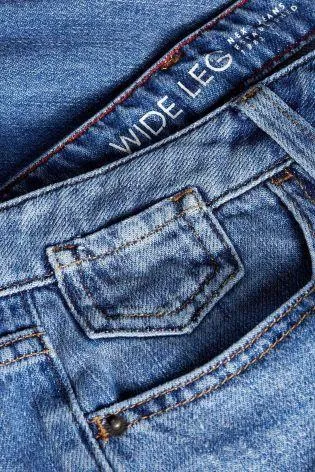 Next Mid Navy Blue Womens Jeans