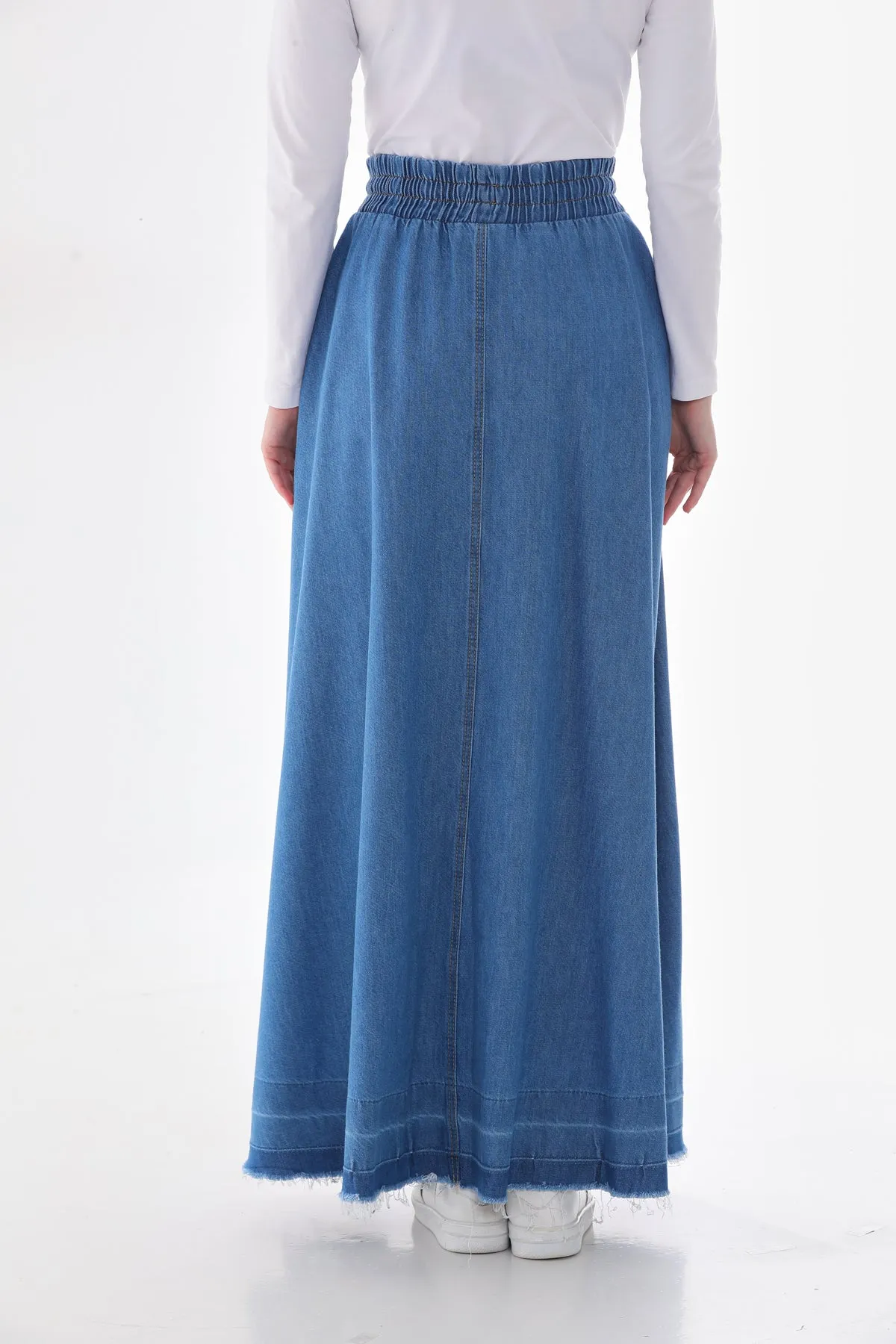 NW Mevlana Denim Skirt Blue