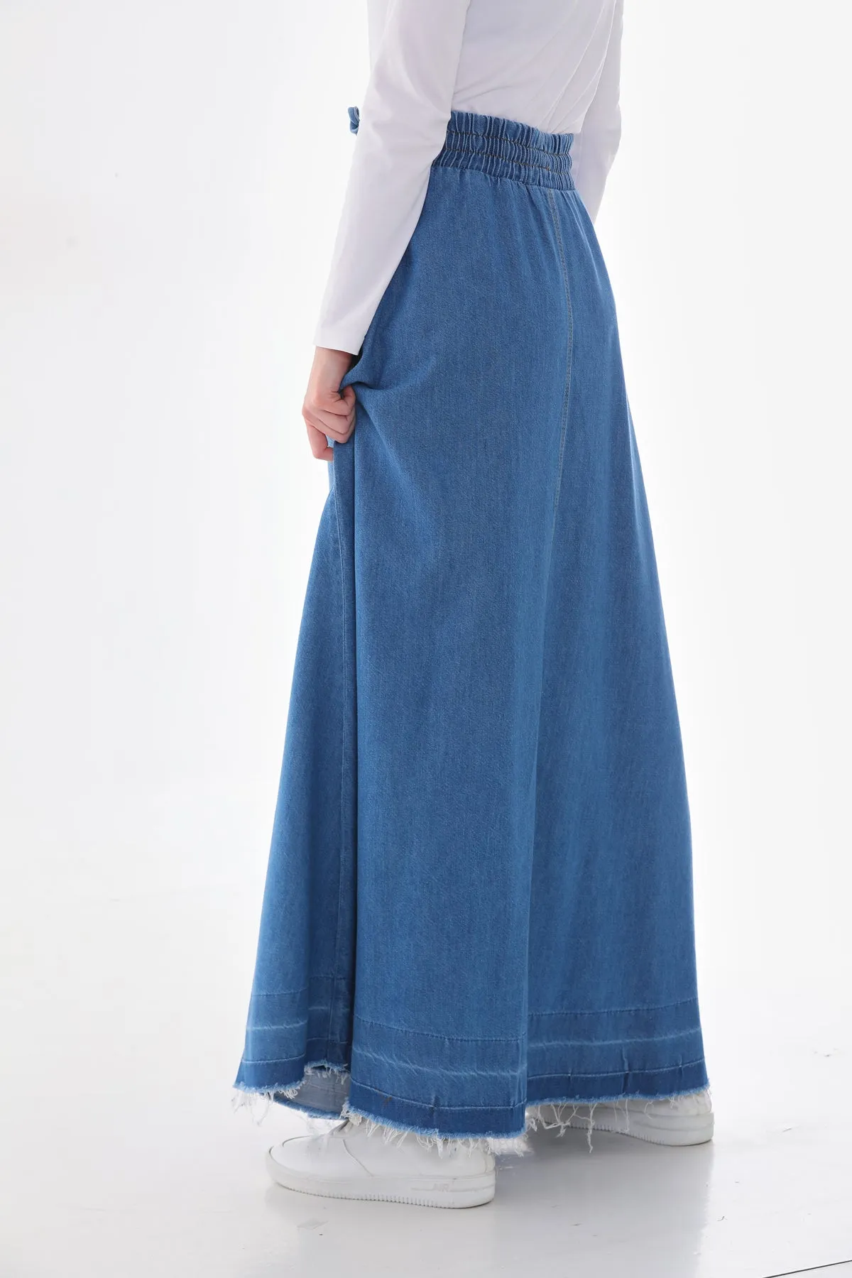 NW Mevlana Denim Skirt Blue