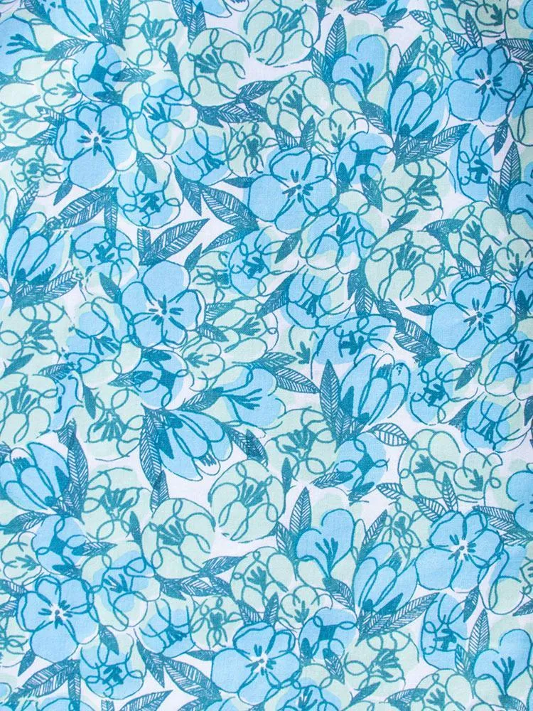 Vignette Dress - Blue Floral