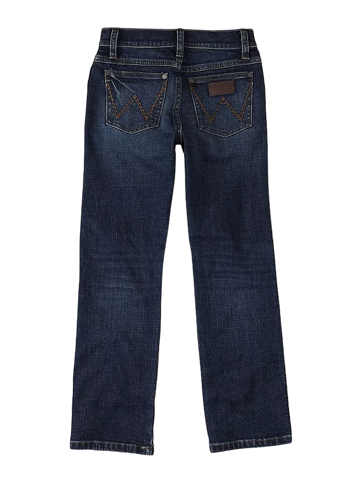 Wrangler Boy's Indigo Blue Retro Slim Straight Jean