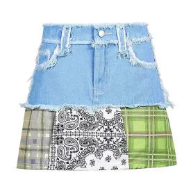 Y2K Denim Skirt
